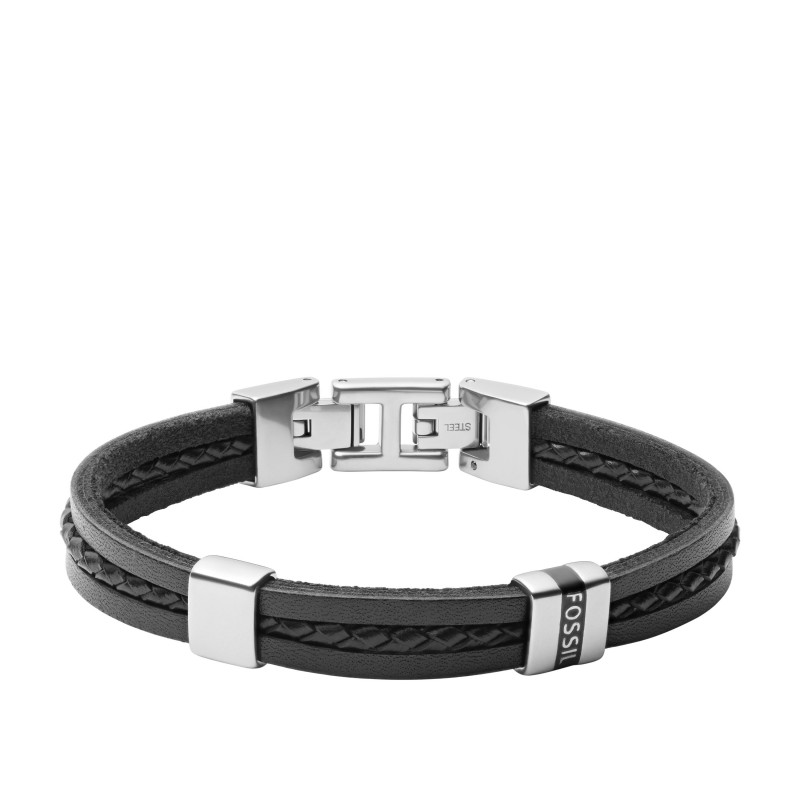 Visiter la boutique FossilFossil Homme Bracelet manchette en cuir noir JF84816040 