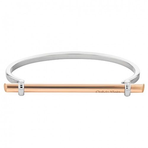 Bracelet Calvin Klein, collection Sculptural Elongated Linear, bijou acier référence 35000017