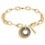 Bracelet Calvin Klein, collection Sculptural Playful Circular Shimmer, bijou acier référence 35000154