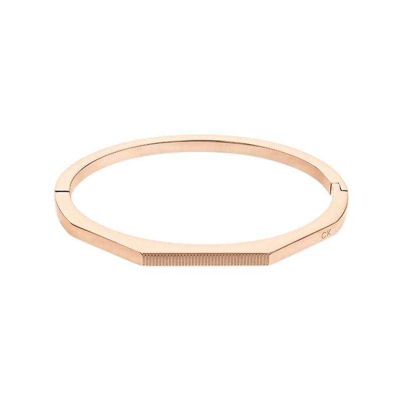 Bracelet Calvin Klein, collection Sculptural Faceted, bijou acier référence 35000047