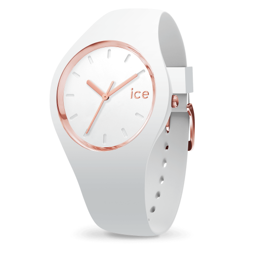 Montre Montre femme ICE WATCH Ice Glam Blanc Or Rose - 000977