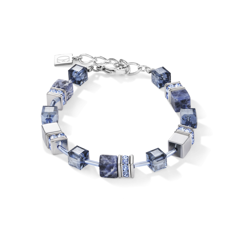 Coeur de Lion - Bracelet GeoCUBE sodalite - hématite bleu - 4017300700
