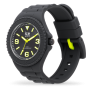 Montre Ice Watch Generation Homme - Boitier Silicone Gunmétal - Bracelet Silicone Anthracite - Réf. 019871