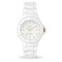 Montre Femme Ice Watch Generation - Boîtier résine Blanc - Bracelet Silicone Blanc - Réf. 019140