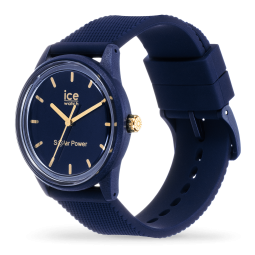 Montre Femme Ice Watch solar power - Navy gold - Small - 3H - Réf. 018743