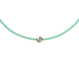 ICE - Jewellery - Diamond bracelet - Cordon - Aqua green