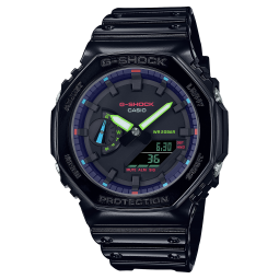 Montre Homme Casio G-Shock bracelet Résine GA-2100RGB-1AER