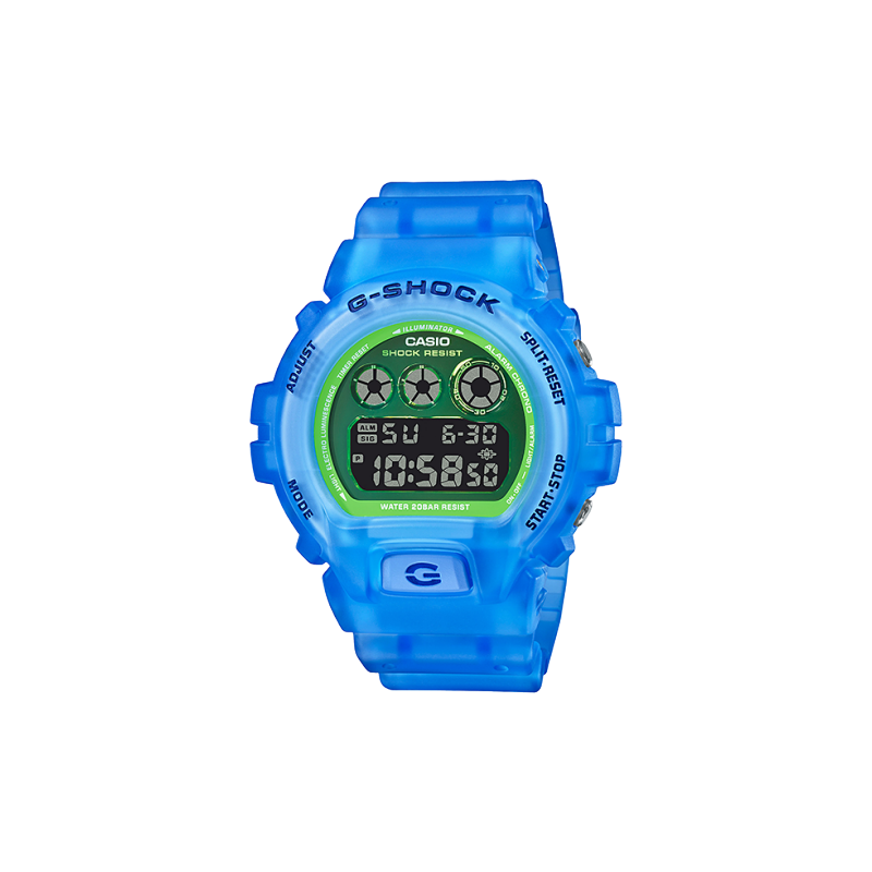 Montre Homme Casio G-Shock chronographe bracelet Résine DW-6900LS-2ER