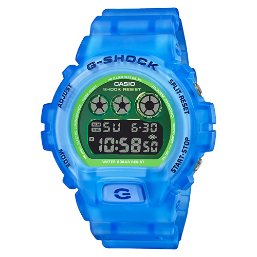 Montre Homme Casio G-Shock chronographe bracelet Résine DW-6900LS-2ER