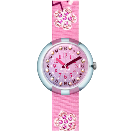 Montre Enfant Flik Flak Sparkling Cherry Blossom bracelet PET recyclé FPNP102